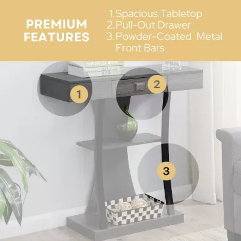 Newport Harri 1-Drawer Console Table