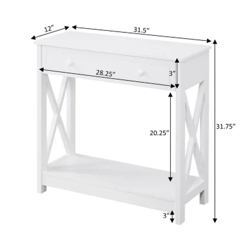 Oxford 1-Drawer Console Table