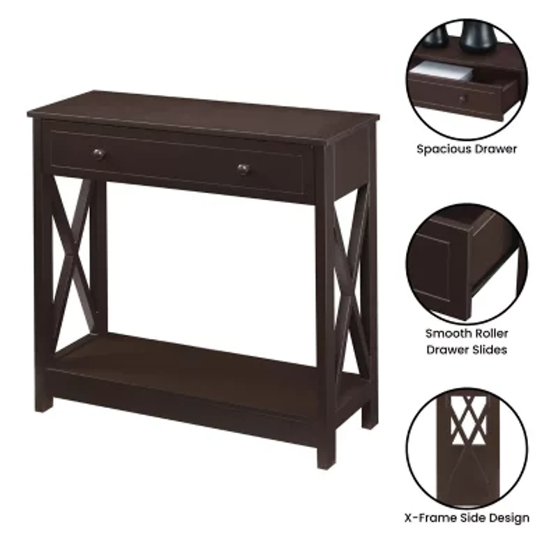 Convenience Concepts Oxford 1-Drawer Console Table