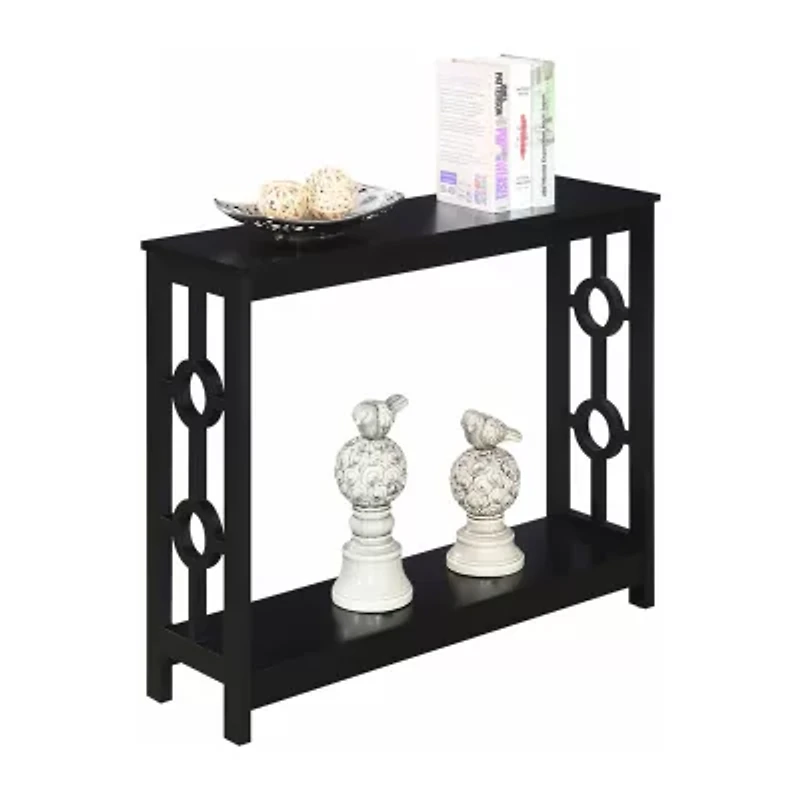 Ring Console Table With Shelf
