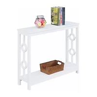 Ring Console Table With Shelf