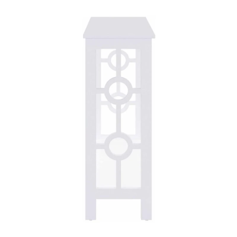 Ring Console Table With Shelf