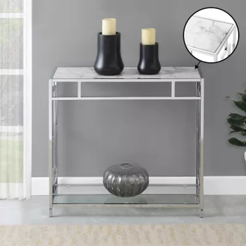 Town Square Metal Console Table
