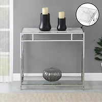 Town Square Metal Console Table