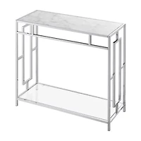 Town Square Metal Console Table