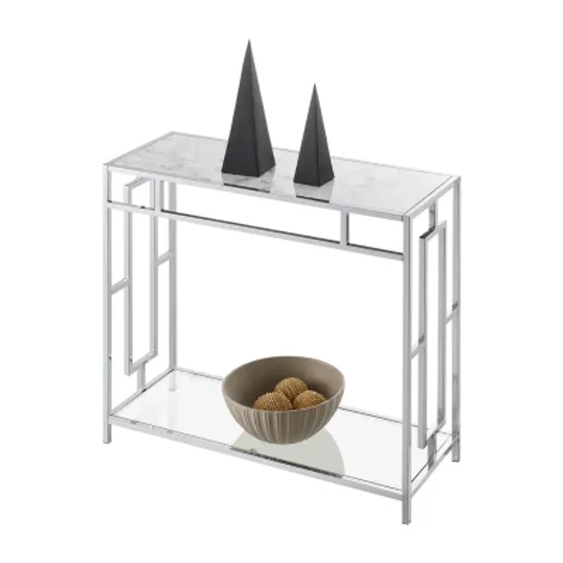 Town Square Metal Console Table