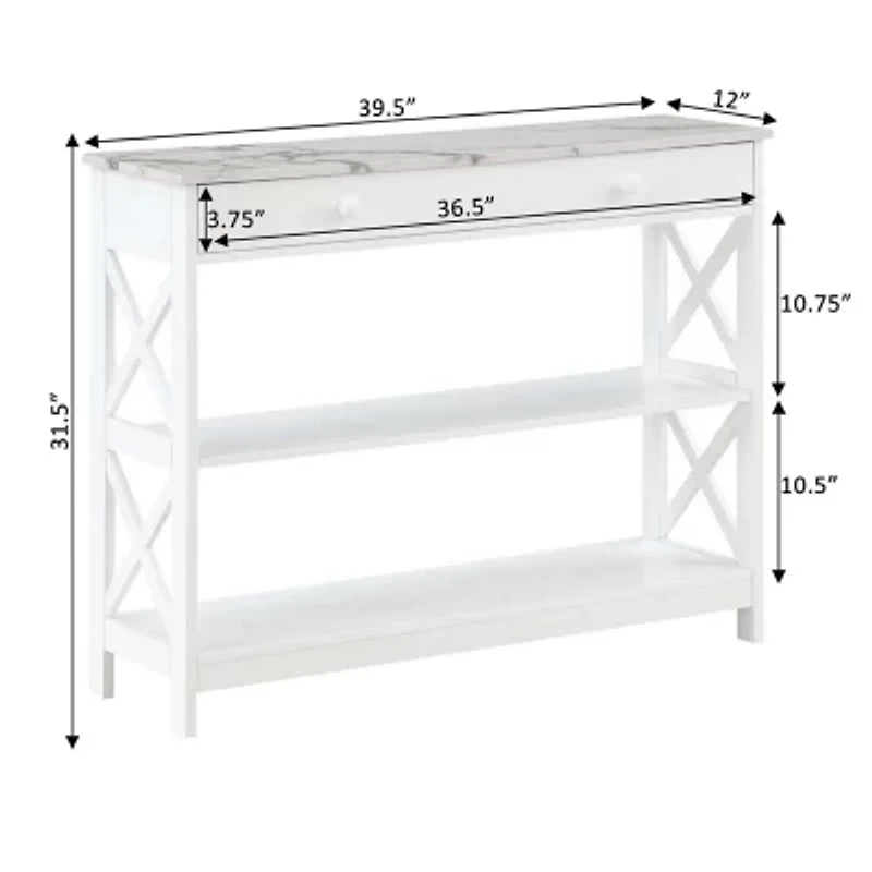 Oxford 1-Drawer Console Table