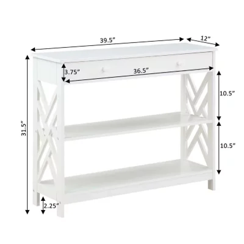 Titan 1-Drawer Console Table