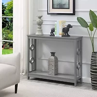 Ring Console Table With Shelf