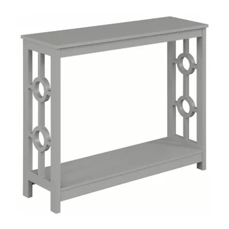 Ring Console Table With Shelf