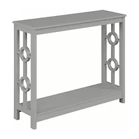 Ring Console Table With Shelf