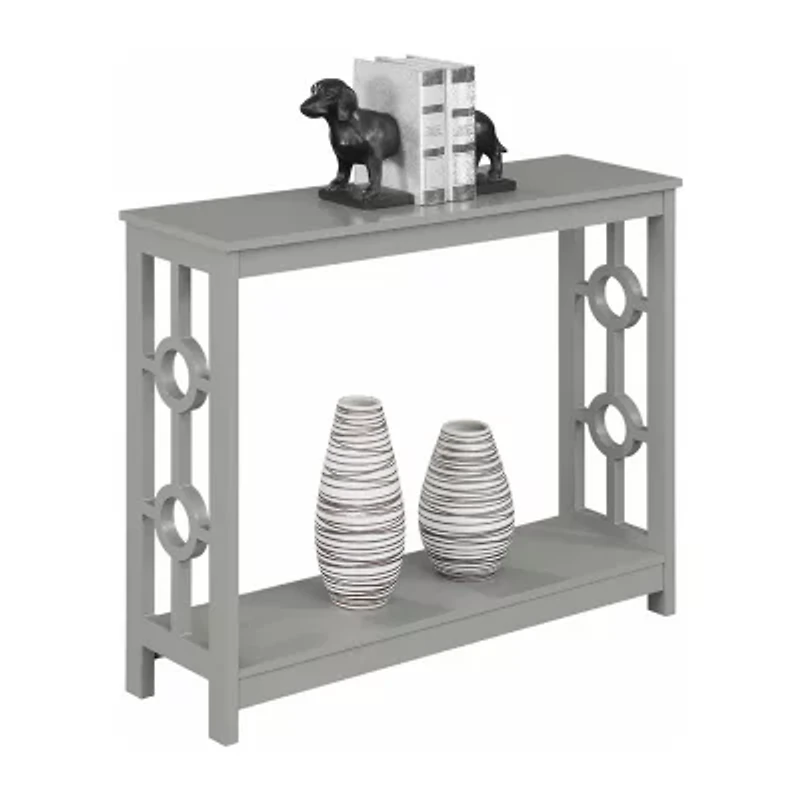 Ring Console Table With Shelf