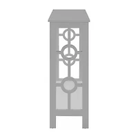 Ring Console Table With Shelf