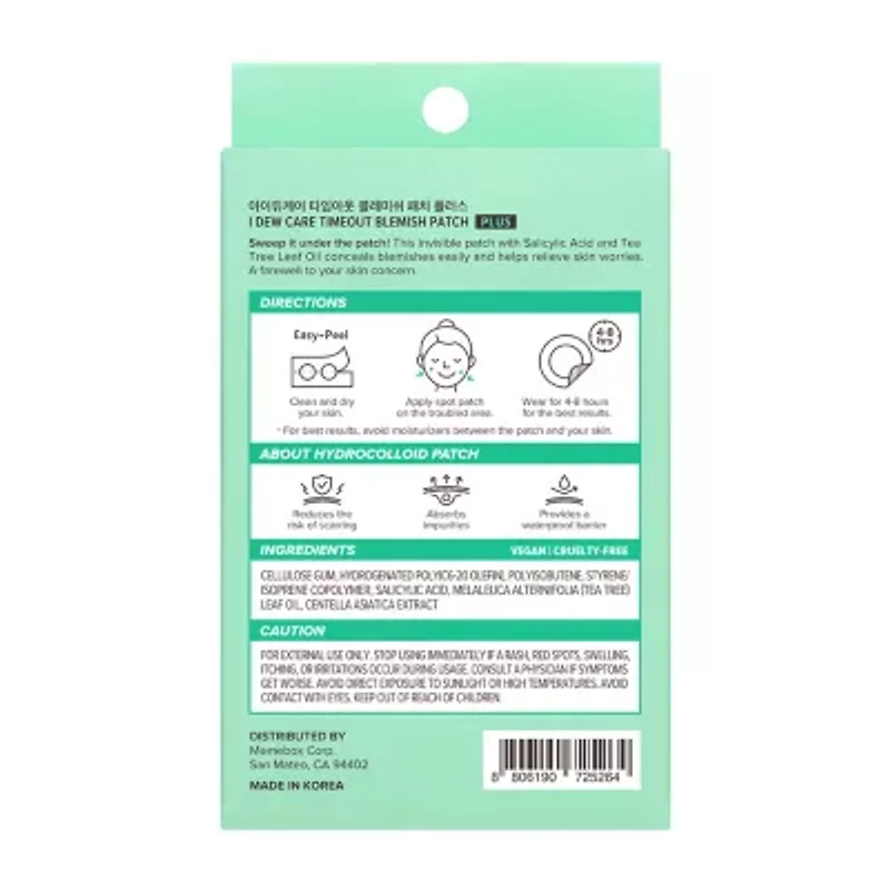 I Dew Care Timeout Blemish Patch Plus
