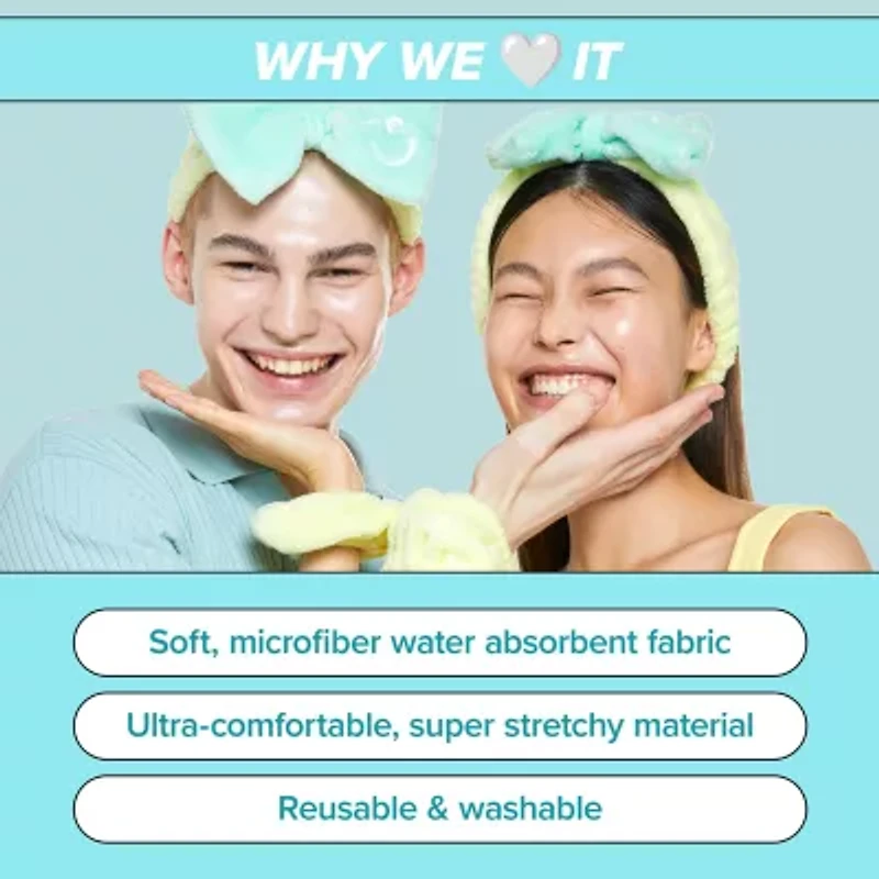 I Dew Care Perfect Spa Pair 3-pc. Womens Headband