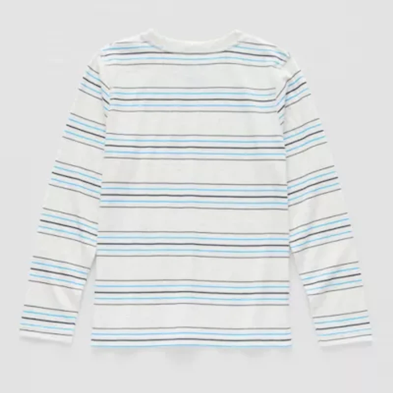 Thereabouts Little & Big Kid Boys Crew Neck Long Sleeve T-Shirt