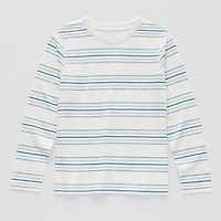 Thereabouts Little & Big Kid Boys Crew Neck Long Sleeve T-Shirt