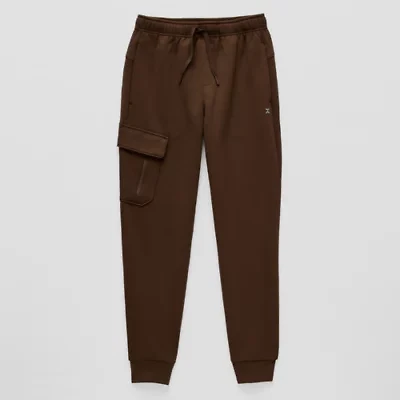 Xersion Double-Knit Little & Big Kid Boys Cuffed Mid Rise Regular Fit Jogger Pant