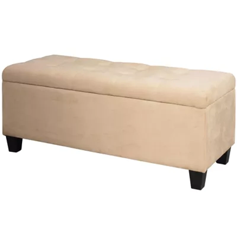 Presley Upholstered Shoe Storage Ottoman
