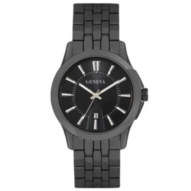 Geneva Mens Black Bracelet Watch Jry1771gu