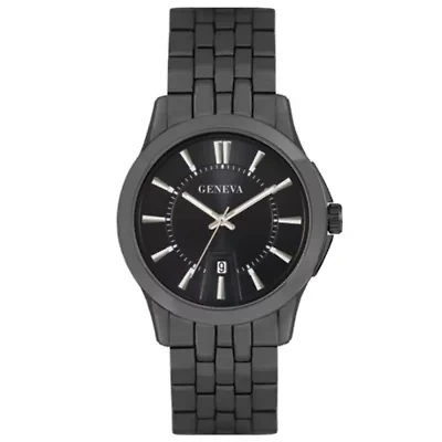 Geneva Mens Black Bracelet Watch Jry1771gu