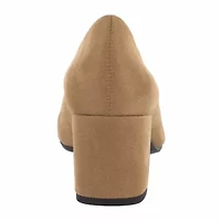 Easy Street Womens Proper Block Heel Pumps