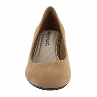 Easy Street Womens Proper Block Heel Pumps