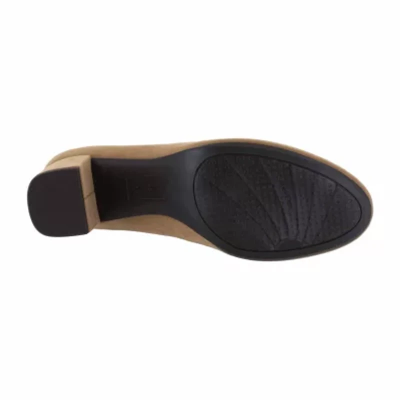 Easy Street Womens Proper Block Heel Pumps