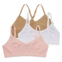 Maidenform Big Kid Girls Multi-Pack 3-pc. Bralette J4378
