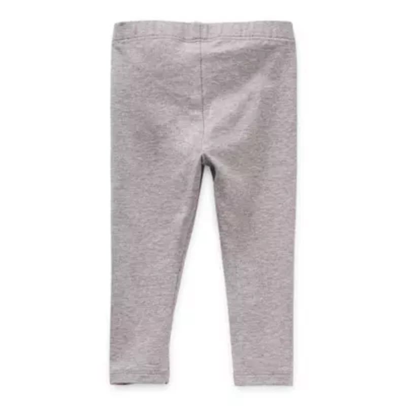Okie Dokie Baby Girls Knit Full Length Leggings