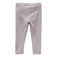 Okie Dokie Baby Girls Knit Full Length Leggings