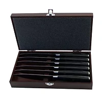 BergHOFF Classico 6-pc Steak Knife Set with Wood Case