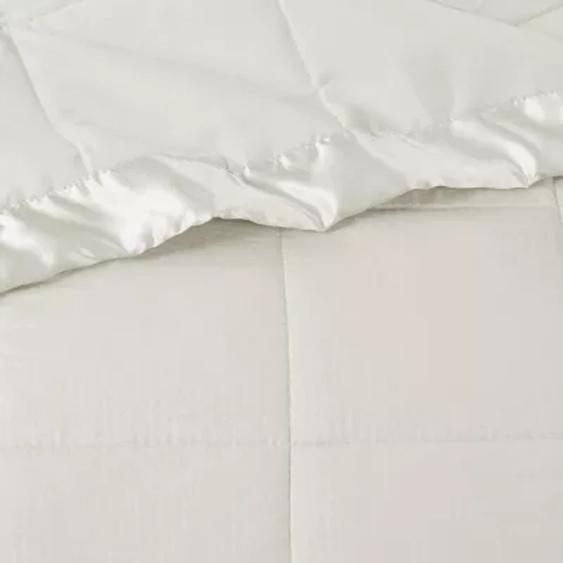 Madison Park Parkman Oversized Down Alternative Blanket with Satin Trim