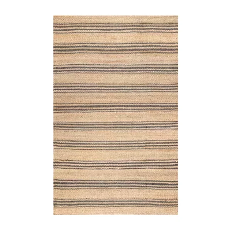 Nuloom Sandy Striped Indoor Rectangular Area Rug