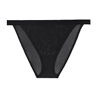 Curvy Couture Sheer Mesh String Bikini Panty - 1379