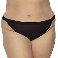 Curvy Couture Sheer Mesh String Bikini Panty - 1379