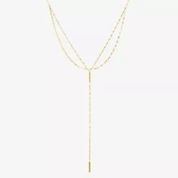 Womens 14K Gold 18 Inch Beaded Necklace