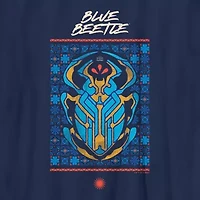 Little & Big Kid Boys Crew Neck Short Sleeve Regular Fit Blue Beetle Graphic T-Shirt