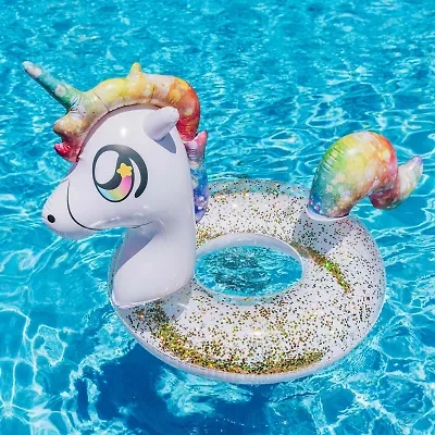 PoolCandy Glitter Unicorn - 40IN Pool Tube