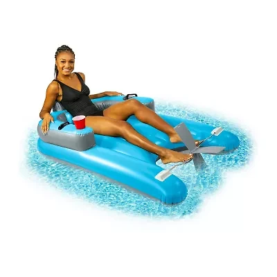 PoolCandy Pedal Runner Deluxe Foot Powered Pool Lounger
