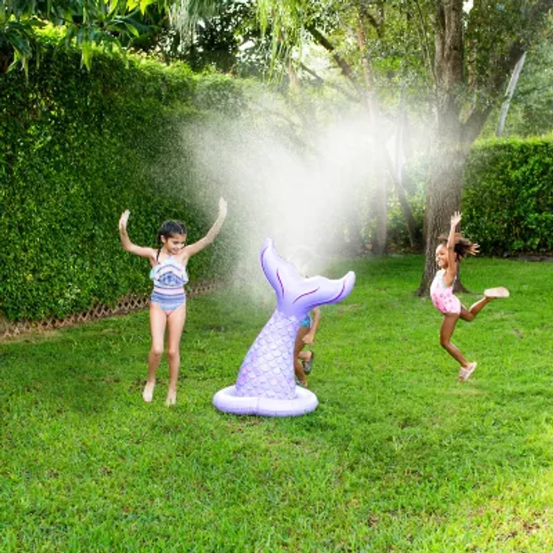 PoolCandy Mermaid Collection Giant Mermaid Tail Sprinkler