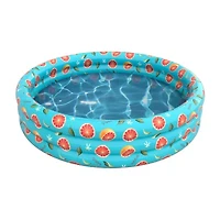 PoolCandy Inflatable Sunning Pool - Grapefruit