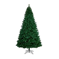 Nearly Natural Faux Douglas 11 Foot Pre-Lit Christmas Tree