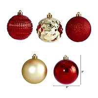 Nearly Natural Shatterproof Tree Gold Box -pc. Christmas Ornament