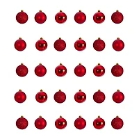 Nearly Natural Holiday 2.5in. Shatterproof 30-pc. Christmas Ornament