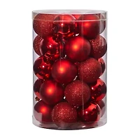 Nearly Natural Holiday 2.5in. Shatterproof 30-pc. Christmas Ornament