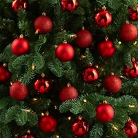Nearly Natural Holiday 2.5in. Shatterproof 30-pc. Christmas Ornament