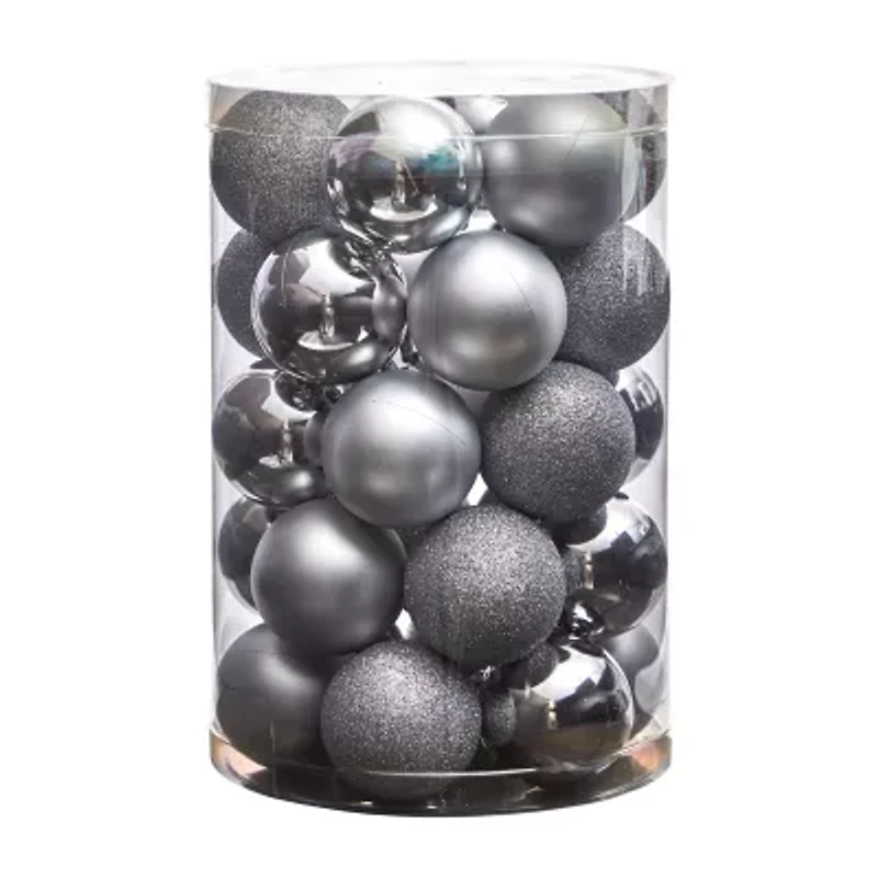 Nearly Natural 2.5in. Shatterproof 30-pc. Christmas Ornament