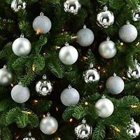 Nearly Natural 2.5in. Shatterproof 30-pc. Christmas Ornament