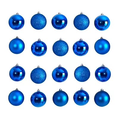 Nearly Natural 3in. Shatterproof Set 20-pc. Christmas Ornament